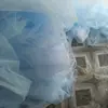 Champanhe prata quente pó fino spray brilhante véu de ouro e prata fotografia fundo de casamento fio vestido de noiva tecido de malha