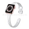 Adecuado para Correa de Reloj de Silicona Apple con Hebilla Japonesa Correa de Reloj Apple iWatch Delgada de Color Puro Gota de Agua Correa de Reloj Adelgazante