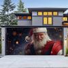Fondo de Tela Transfronterizo Nuevo de Navidad para Puerta de Garaje Decoración de Fiesta Navideña Árbol de Navidad Fondo de Amazon Tela Colgante en