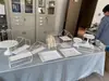 Ornamento de Mesa de Sobremesa de Casamento Branco Suporte de Exibição Suporte para Bolo de Aniversário Mesa de Exibição de Refeição Fria Pausa para Chá Suporte para Doces de Chá da Tarde