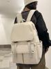 Mochila escolar de trabajo para hombre 2024 Nuevo estilo preppy gran capacidad mochila escolar para estudiante de secundaria mochila de viaje para pareja de estudiantes universitarios
