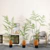 Grande Planta Artificial Nórdica para Sala de Estar Planta Verde Falsa Árvore Artificial Bananeira Viajante Paisagem em Vaso Decoração Planta Verde Artificial