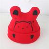 Gorro de punto para bebé de otoño e invierno, con diseño de gatito, para niño y niña, con dibujos animados, informal, de lana, cálido para bebé