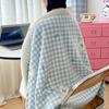 Serie Fresca de Invierno Estilo Ins Manta de Terciopelo de Leche Cachemira Manta con Cremallera Multifuncional Funda de Colcha Ropa de Cama para el Hogar