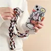Lanyard Creativo Simple para Teléfono Móvil Correa Tejida para Teléfono Correa para Colgar Cruzada en el Cuello Correa Personalizada para Funda de Teléfono