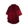 Nova Camisa Masculina Estilo Chinês 2026 Nova Camisa de Manga Curta Masculina Manga de Cinco Pontos Gola Lapela Top Cardigan Jaqueta Verão