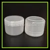 Frasco de creme transparente de 250ML frasco de creme esfoliante frasco de máscara frasco de máscara pote de plástico de 250g lama de máscara frasco de removedor de maquiagem