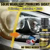 Solución Reparadora de Amarilleamiento de Luces de Coche Kineshinex, Elimina el Amarilleamiento y Aclara, Sin Necesidad de Lijar ni Pulir, Limpieza, Restauración, Reparación y Limpieza