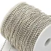 Corrente de Acessórios para Joias DIY Transfronteiriça, Corrente de Contas de Ferro da Moda, Pingentes, Tags Feitos à Mão, Materiais para Fazer Colares