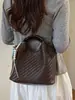 Yuezhi 2026 Verano Nueva Moda Bolso Tejido de Gran Capacidad Bolso Cubo de Gama Alta Bolso Cruzado Casual para el Trabajo