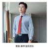 Camisa de negocios de algodón de primavera 40 para hombres y mujeres, camisa de manga larga con logotipo bordado, ropa de trabajo para personal de empresa de herramientas.