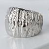 E5048 designer estilo coreano S925 prata esterlina textura de lava em prata queimada artesanato textura orelha clipe feminino sem orelhas furadas