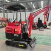 Suministros de Fábrica Excavadoras Pequeñas de 2 Toneladas con Cabina Cerrada para Fines de Ingeniería y Agrícolas, Excavadoras Hidráulicas para Exportación a Corea para Uso Doméstico