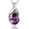 Calemi Natural Brasil Ametista Gota Pingente Lágrima de Anjo Pingente Gota Pingente em Gota Pingente de Diamante Roxo em Forma de Gota