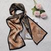 Lenço Longo de Seda Lenço de Seda de Amora Feminino Exquisito Pônei Liso Crepe Cetim Top Camada Dupla Versátil Celebridade da Internet Fita Longa