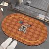 Tapete de Piso de Barro Diatómico Cortable para Puerta de Entrada, Baño, Cocina, Absorbente de Agua, Secado Rápido, Engrosado, Antideslizante
