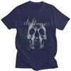 Camiseta Banda Metal Deftes Caveira Preta Ccert Masculina Gola Redonda