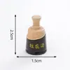 Série Criativa de Garrafa de Vinho Artificial, Lata de Chá, Pote de Óleo Casa de Bonecas Decoração DIY Acessórios de Saquinho Surpresa Mini Enfeites de Mesa