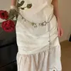 Cadena de Cintura de Estrella de Metal para Mujer con Falda, Accesorios de Moda de Alta Gama, Cinturón Delgado Personalizado, Cinturón de Cintura, Cuerda de Cintura