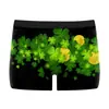 Roupa Íntima Masculina Série São Patrício Europeia e Americana Transfronteiriça Boxer Brief Casual Masculino com Estampa Digital 3D