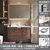 Fábrica directa de gabinetes de baño Yida Zhejiang color nogal oscuro gabinete para lavabo de baño al por mayor