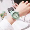 Reloj de Prueba para Niños Niñas Niños Estudiantes Resistente al Agua Imitación Caída Macarrón Deportivo Color Caramelo Gelatina Fresco