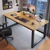 Mesa de computador simples para apartamentos de aluguel, mesa de escritório em casa, mesa de estudo para estudantes, mesa longa montada na parede, independente