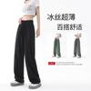 Pantalones de trabajo de pierna ancha estilo americano para hombre, estilo retro, informales, holgados y rectos, de marca de moda, para primavera y otoño