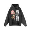 Suéter con capucha de manga larga con estampado de pareja de dibujos animados dulce y fresco de National Tide para hombre y mujer, estilo hip hop, de marca de moda, con cuello pesado, transfronterizo