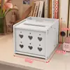 Caja de Almacenamiento para Cosméticos, Tipo Cajón para Joyería, Productos para el Cuidado de la Piel, Mascarilla Facial, Lipstick, con Espejo, Organizador de Escritorio, Caja de Almacenamiento Grande