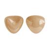 Almohadillas triangulares autoadhesivas de doble cara cepilladas a mano para senos pequeños para hacerlos lucir más grandes, gruesas y transpirables para bikini, ropa interior y traje de baño