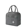 Bolsa de Almuerzo Personalizada de Oso, Bolsa de Hielo Portátil Engrosada Aislante, Aislante Térmico, Bolsa Caja de Almuerzo Impermeable de Papel de Aluminio para el Trabajo y la Escuela