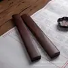 Regla de Madera Maciza Zizimu Negra 18cm 30cm Superficie Lisa Pesa Papel para Caligrafía Accesorio de Papelería Adorno Prensa Papel