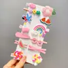 Pinza para el Cabello Estilo Coreano para Bebé, Pinza para Flequillo de Niños, Pinza Lateral para el Cabello, Pinza para la Frente de Niña, Adorno para la Cabeza y Accesorios para el Cabello Lindos