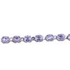 Tobillera cuadrada de diamantes de imitación personalizada nueva transfronteriza, moda europea y americana, playa, hip hop, accesorios para el pie, accesorios sexys, tobillera
