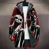 Cardigan con capucha y cremallera suelta para hombre, chaqueta de algodón, 3D digital, sin riesgos, nuevo, independiente de Temu, para hacer tú mismo con imágenes