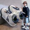 Zapatos de Entrenamiento Retro de Ballet para Niños 2025 Otoño Nuevo Estilo Niños y Niñas Moda Versátil Zapatos Deportivos para Patinar Zapatos Cálidos para Niños