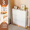Zapatero de acero de 12/15 cm para uso doméstico, mueble de entrada ultra delgado con tapa abatible, nuevo modelo 2026, zapatero estrecho de pie