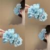 Ambiente Dulce Duden Horquilla de Flores Femenina Ins Super Hada Elegante Gama Alta Flequillo Clip Lateral Accesorios para el Cabello