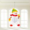 Sombrero de Papá Noel, árbol de Navidad, campana, adornos de panal, bandera navideña, abanico de papel, soporte para pastel de flores, adornos en espiral