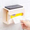 Caja de papel higiénico, soporte para papel higiénico, rollo de papel higiénico, sin perforaciones, impermeable, para colgar en la pared