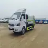Fabricante Nacional Vi Dongfeng Tuyi Marca Azul Compactador de Basura de 4 Metros Cúbicos Vende Unidad de Camión de Recolección de Basura de 6 Metros Cúbicos Compra
