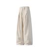 Calça Casual de Azulejo Branco Primavera e Verão Nova Calça de Mergulho Joker Perna Reta Perna Larga Masculina 2532-P38 Controle 59