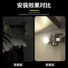 Luz de LED para Dobradiça de Armário, Luz com Sensor para Dobradiça de Porta de Guarda-Roupa, Sem Furo, Liga ao Abrir Acessórios de Ferragens para Móveis