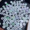 Jade Bashan Jade 13mm hebilla de seguridad colgante Jade semiacabado pulsera DIY cuentas espaciadoras cuentas sueltas