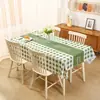 Mantel Impermeable y a Prueba de Aceite, Peva Sin Lavado, Lujo Ligero, Gama Alta, Cuadrado, Mantel Simple de Dibujos Animados para Picnic, Mantel para Mesa de Dormitorio de Estudiante