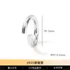 Jingde Jewelry Anillos Abiertos y Cerrados de Plata de Ley S925 Accesorios para Joyería Hechos a Mano DIY Anillo Conector para Pulsera