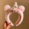Diadema linda de Conejo Policía con Sombrero, Diadema de Orejas de Conejo, Pasador para el Cabello de Desempeño Infantil, Accesorio para el Cabello para Fotos en Parque de Atracciones