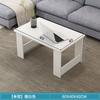 Mesa de Centro, Sala de Estar, Mesa Auxiliar Sencilla, Mesa Pequeña, Mesa de Centro Pequeña Sencilla de Imitación Madera Maciza, Mesa de Té para Apartamento Pequeño