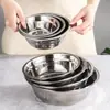Cuenco de Sopa de Acero Inoxidable Engrosado Bol de Sopa Cuenco de Arroz para Comedor Infantil Cuenco Profundizado para Lavar Verduras Cuenco para Batir Huevos y Cuenco Bol de Acero Inoxidable